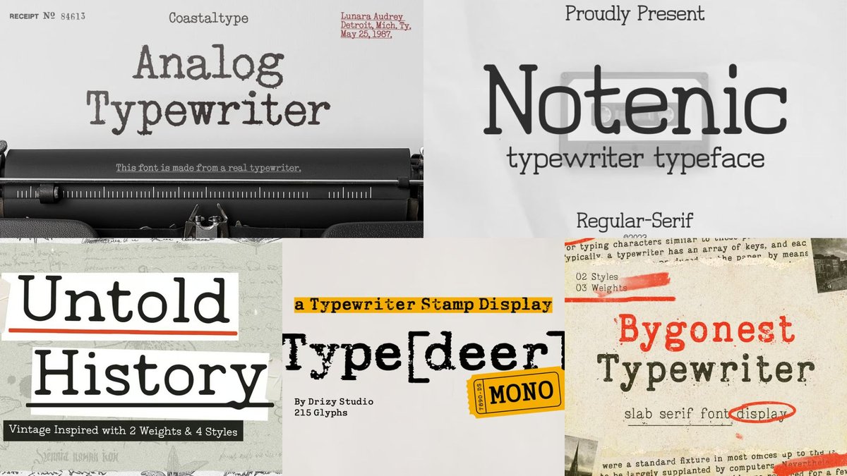 The Enduring History And Appeal Of Typewriter Fonts